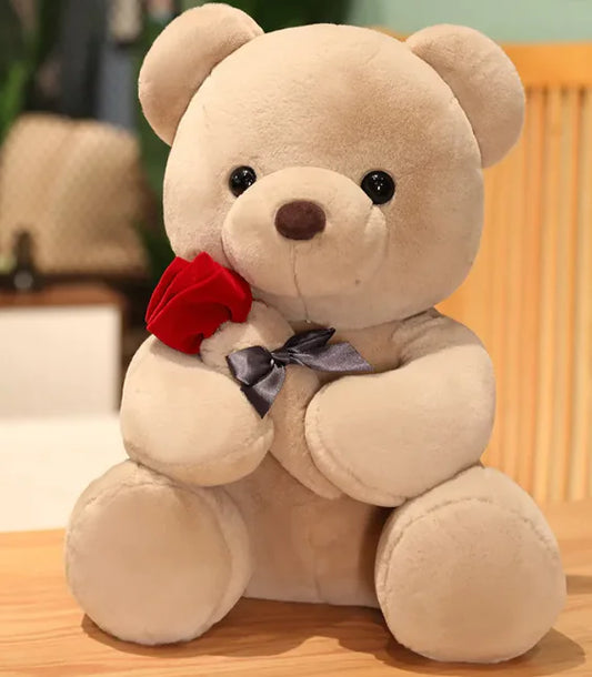 Embraceable Rose Teddy Plush